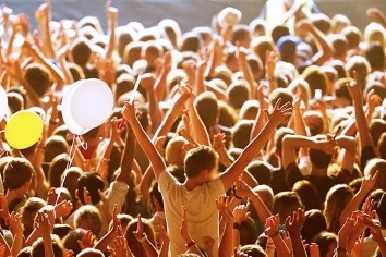 Festival crowd