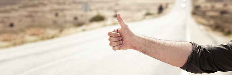 man giving thumbs up